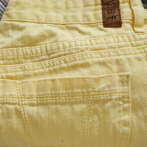 Tommy Hilfiger Womens Hipster Boot Yellow Jeans Embroidered Pocket - Picture 6 of 6